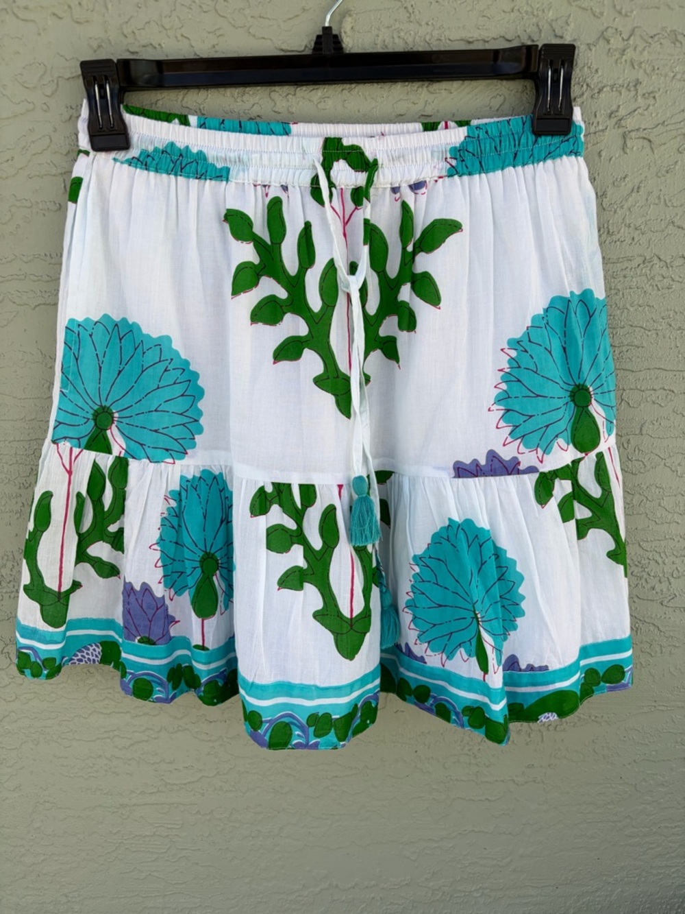 LA PLAGE women’s peasant-style tiered skirt in size S